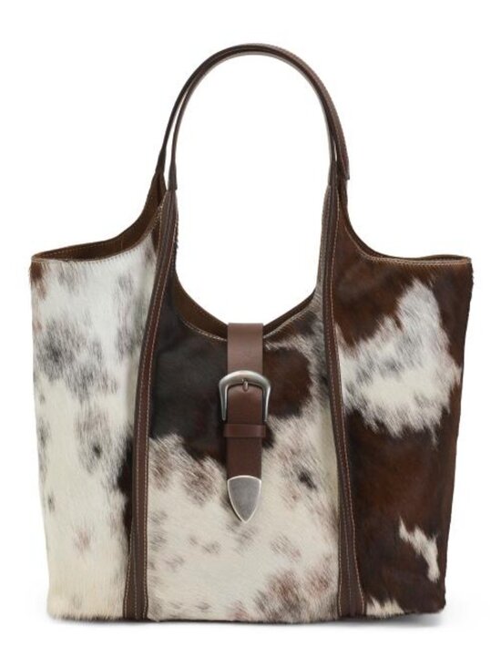 Cavalcanti Handbags - CAVALCANTI Made In Italy Leather Tote Belt Flap